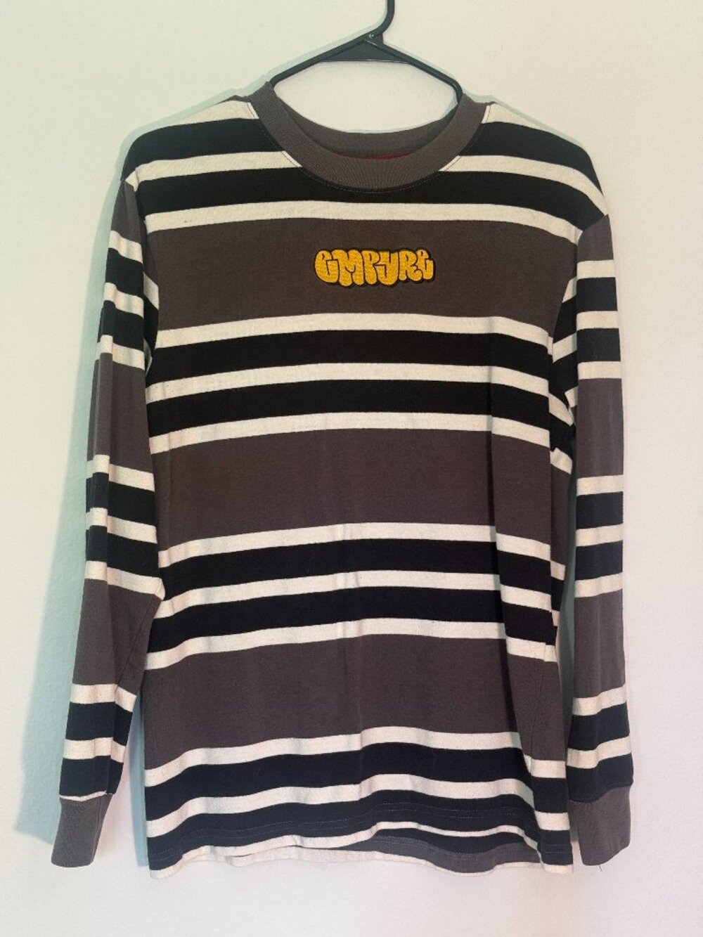 Empyre Striped Long Sleeve T Shirt Men's Medium